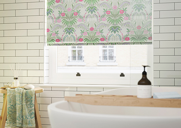Cotswold Faux Silk, Candyfloss - Motorised Roman Blind - Image 5